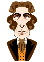 Paul McGann als Doctor Who - karikatuur
